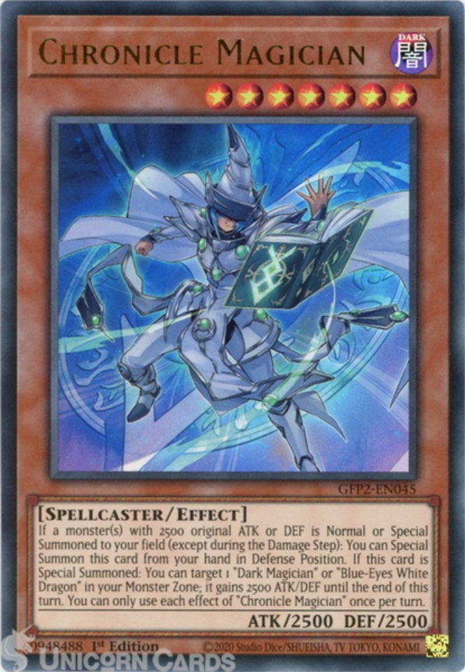 Gfp En Chronicle Magician Ultra Rare St Edition Mint Yugioh Card