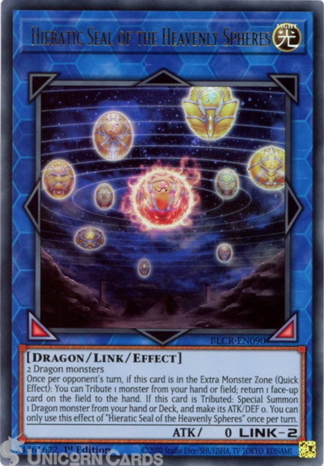 Blcr En Hieratic Seal Of The Heavenly Spheres Ultra Rare St