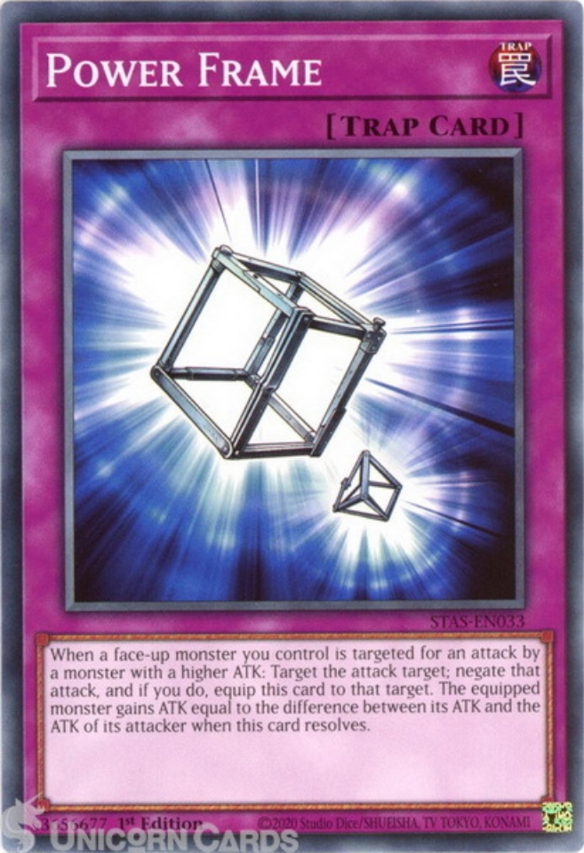 Stas En Power Frame Common St Edition Yugioh Card Unicorn