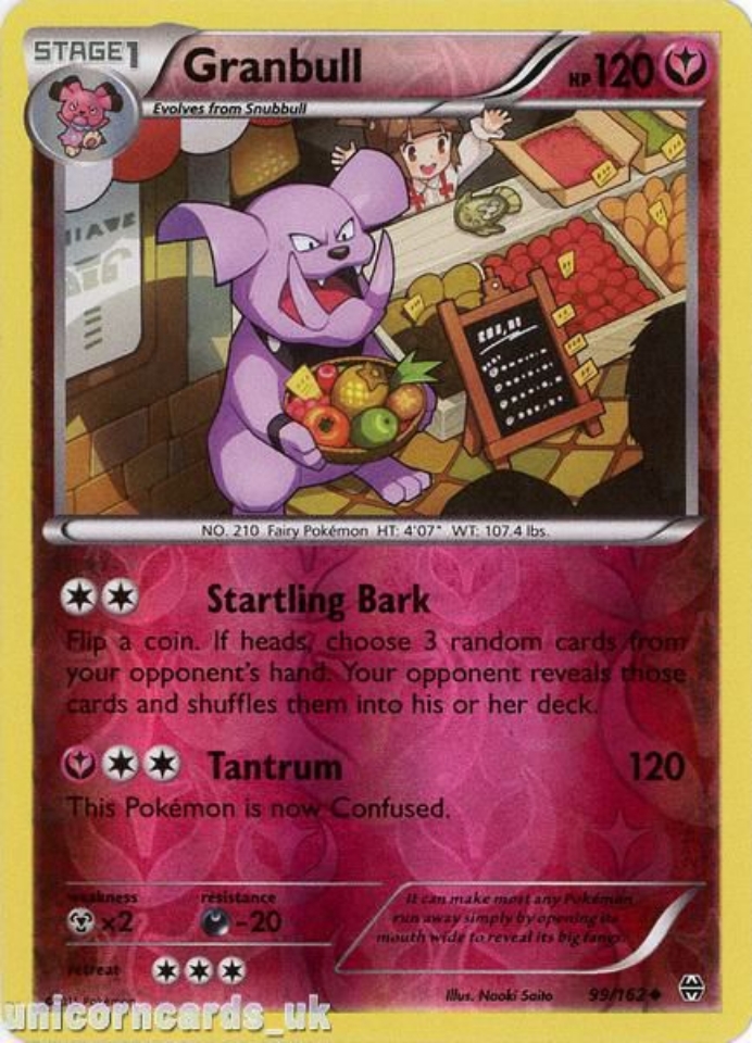 Chatot 128//162 BREAKthrough Reverse Holo Mint Pokemon Card