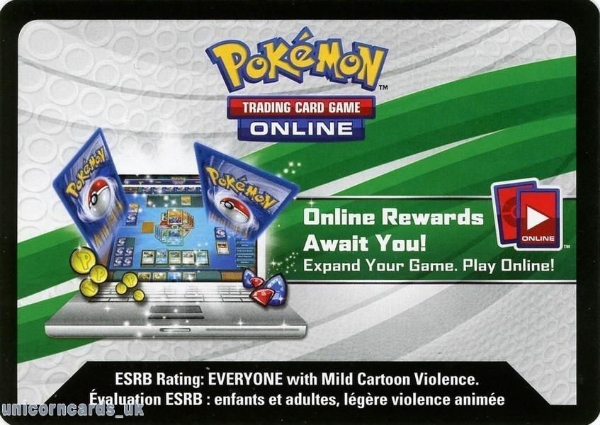 1 X Mewtwo EX Tin 2012 TCGO Code Pokemon Trading Card Game Online 