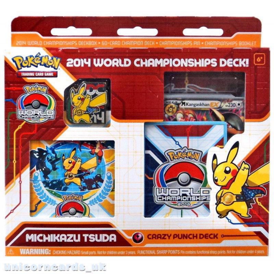 2014 Pokemon TCG World Championships Deck Michikazu Tsuda Crazy Punch Deck Unicorn Cards