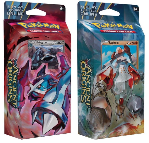 Pokemon XY Ancient Origins 2 Theme Decks : Iron Tide + Stone Heart ...