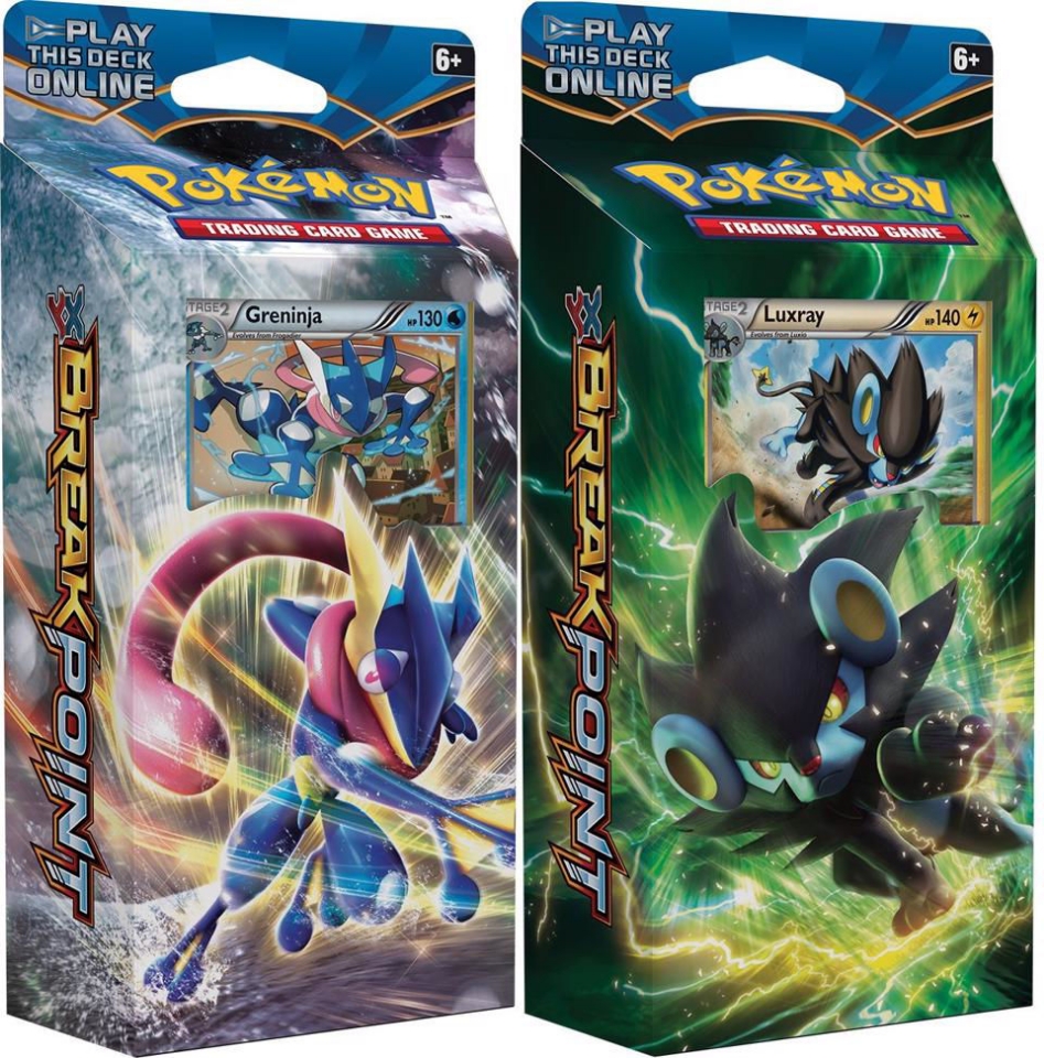 Pokemon XY BREAKpoint 2 Theme Decks Electric Eye/Luxray + Wave Slasher