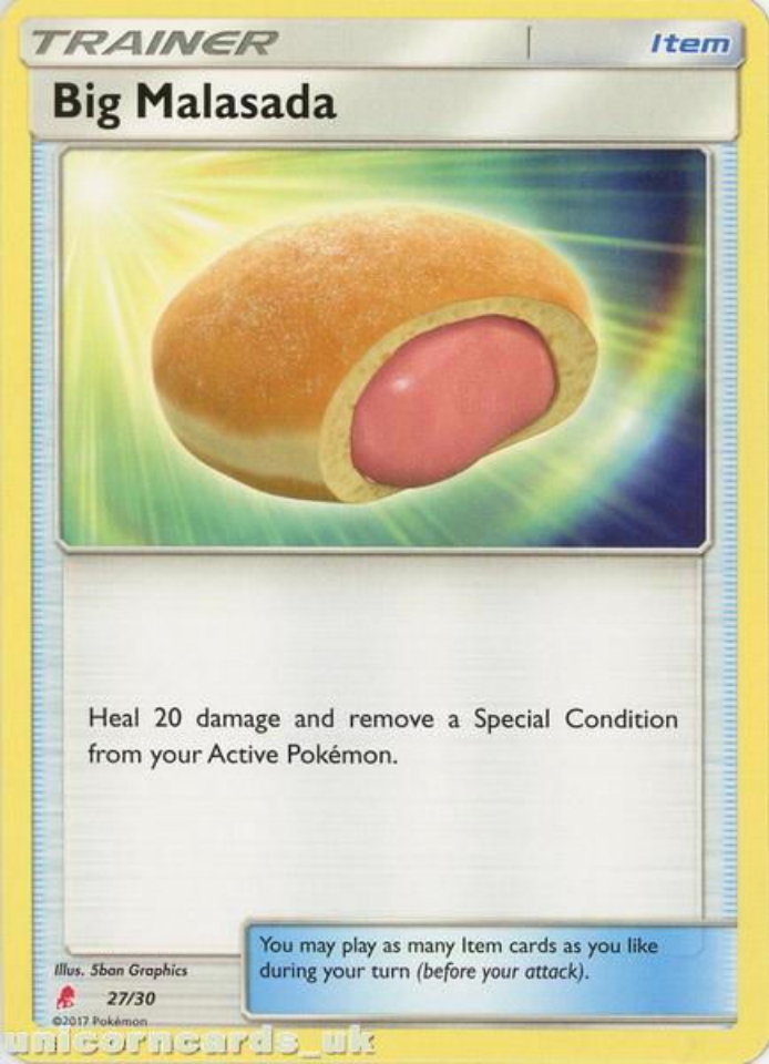 Big Malasada 27/30 TK1 Mint Pokemon Card