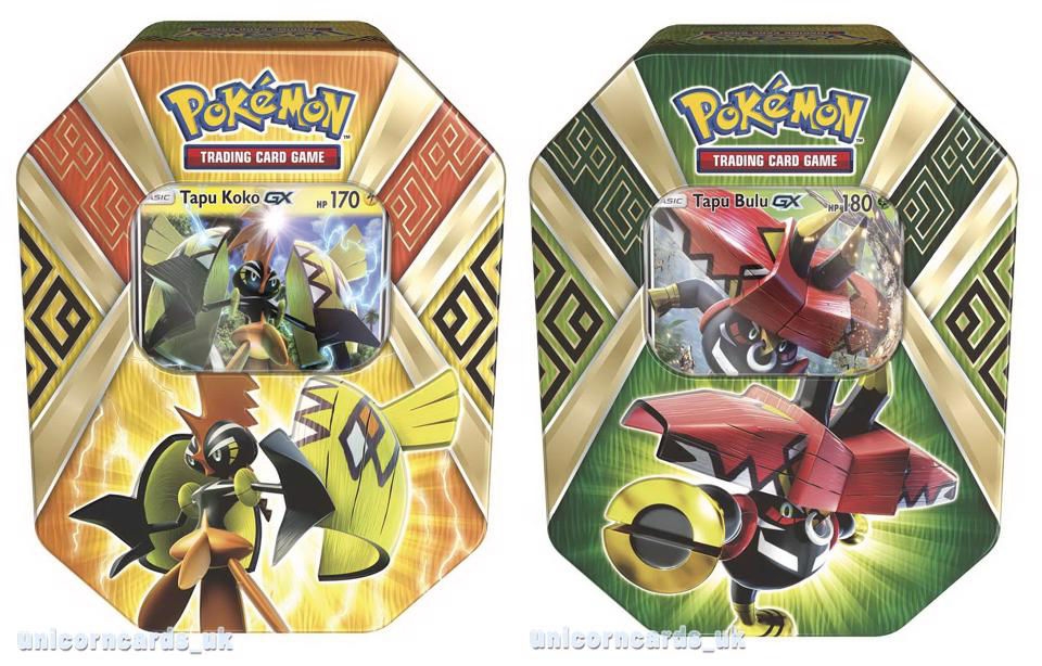 2017 Pokemon TCG Island Guardians Tin Tapu Koko GX