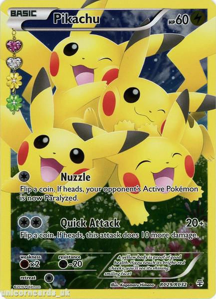 Radiant Collection RC29/RC32 Pikachu Rare Ultra Holo Mint Pokemon Card::  Unicorn Cards - YuGiOh!, Pokemon, Digimon and MTG TCG Cards for Players and  Collectors.