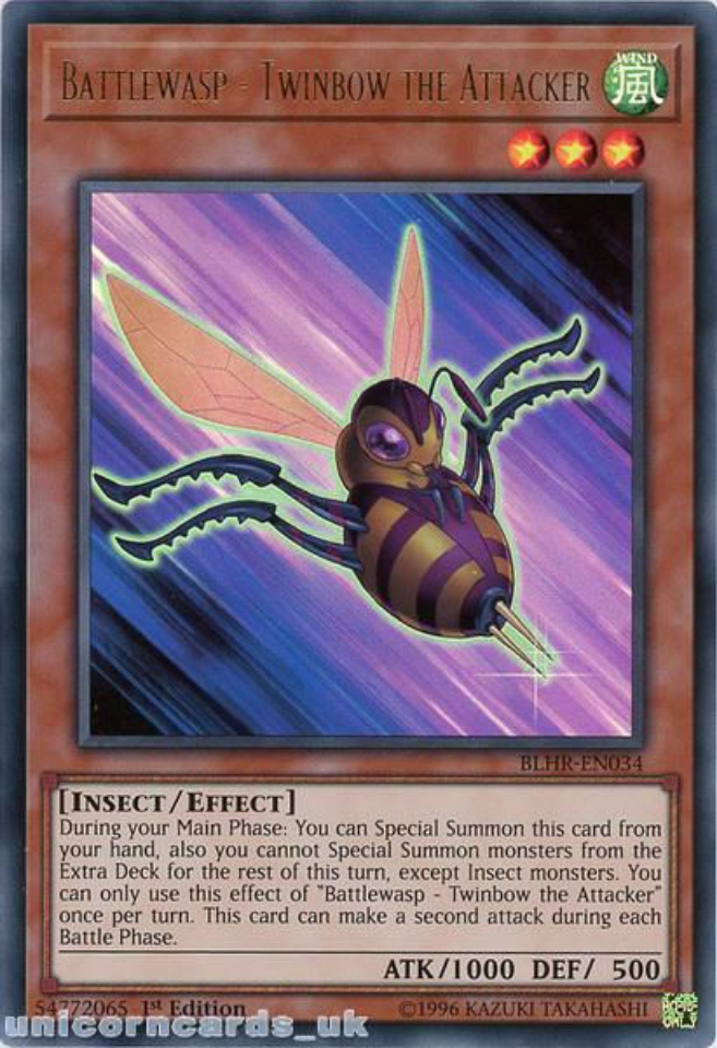 Card 1st Edition Mint Arbalest The Rapidfire BLHR-EN035 Yu-Gi-Oh Battlewasp