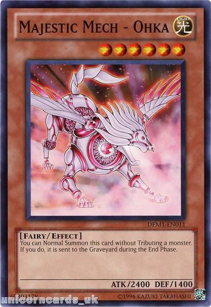 DEM1-EN011 Majestic Mech - Ohka Mint YuGiOh Card:: Unicorn Cards - YuGiOh!,  Pokemon, Digimon and MTG TCG Cards for Players and Collectors.