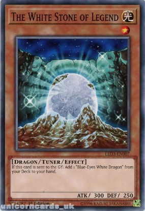 1st Edition Maiden with Eyes of Blue LED3-EN008 Common Yugioh 