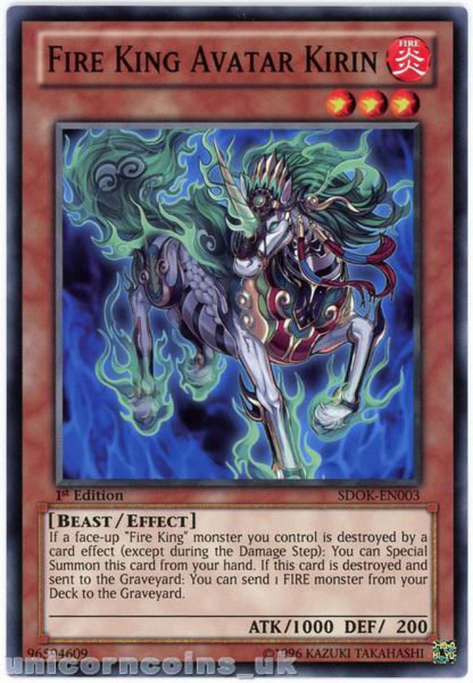 New Fire King Avatar Garunix LTGY-EN034 Common Yu-Gi-Oh Card U 