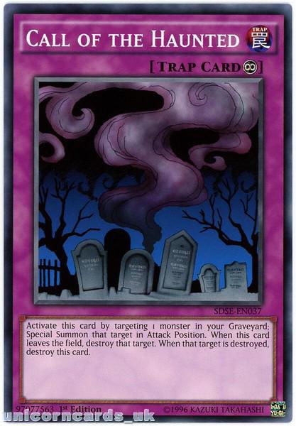YU-GI-OH CARD SDPL-EN037 CALL OF THE HAUNTED 1ST EDITION MINT