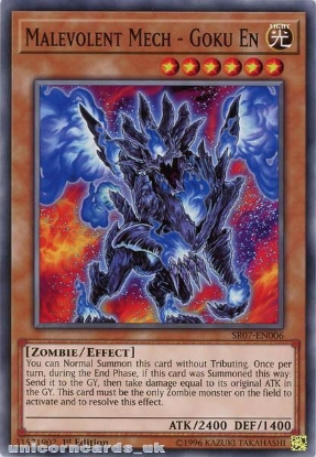 1x #005 Red-Eyes Zombie Dragon Yugioh Zombie Horde Structure Deck SR07 