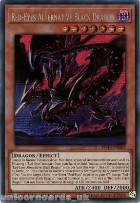 The Winged Dragon of Ra TN19-EN009 Egyptian God Prismatic Secret Mint Yugioh
