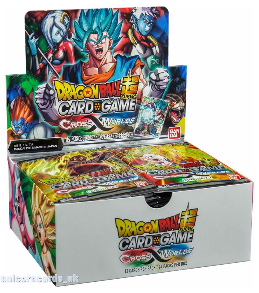 DragonBall Super Card Game - Booster Box 3 :: Cross Worlds :: Brand New ...