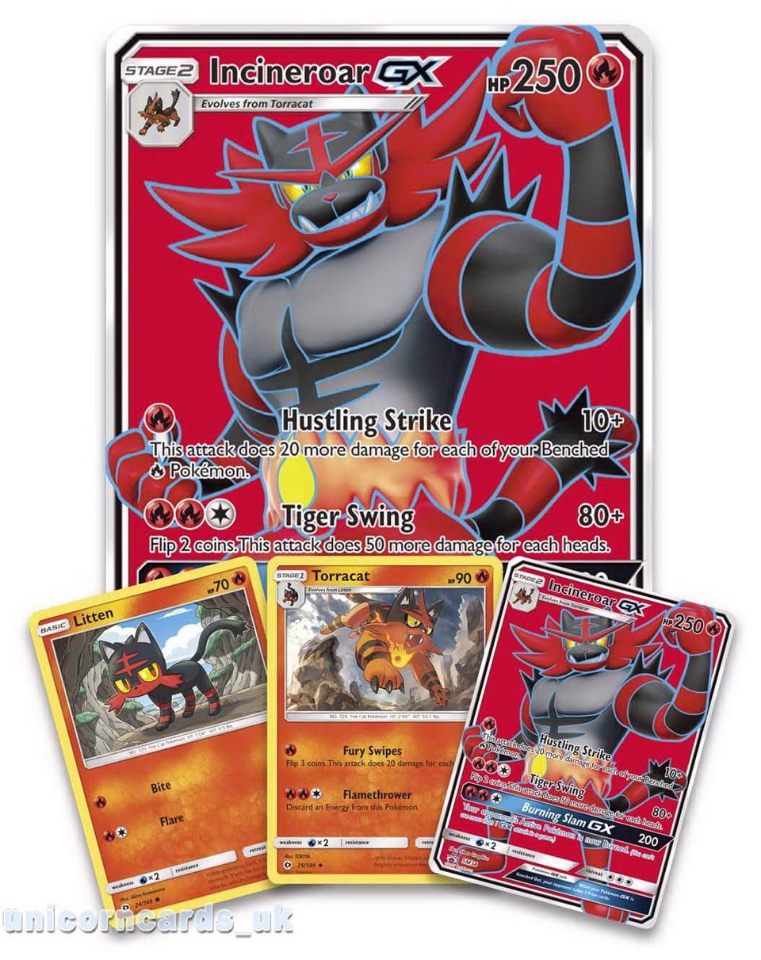 Pokemon Tcg Incineroar Gx Premium Collection Brand New And Sealed Box Unicorn Cards 5119