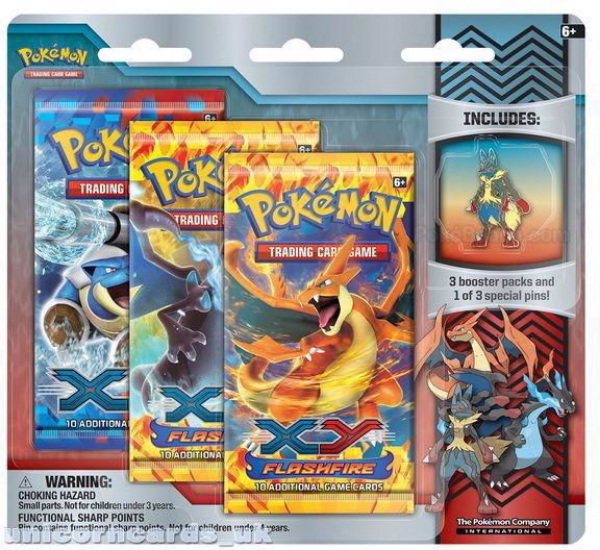 Mega Evolution Collector's Pin - 3-Pack Blister (Mega Charizard X)