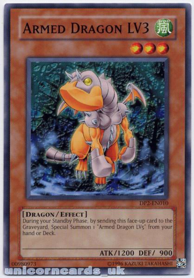Armed Dragon LV5 SDDL-EN019 Common Yu-Gi-Oh Card Mint 1st Edition New