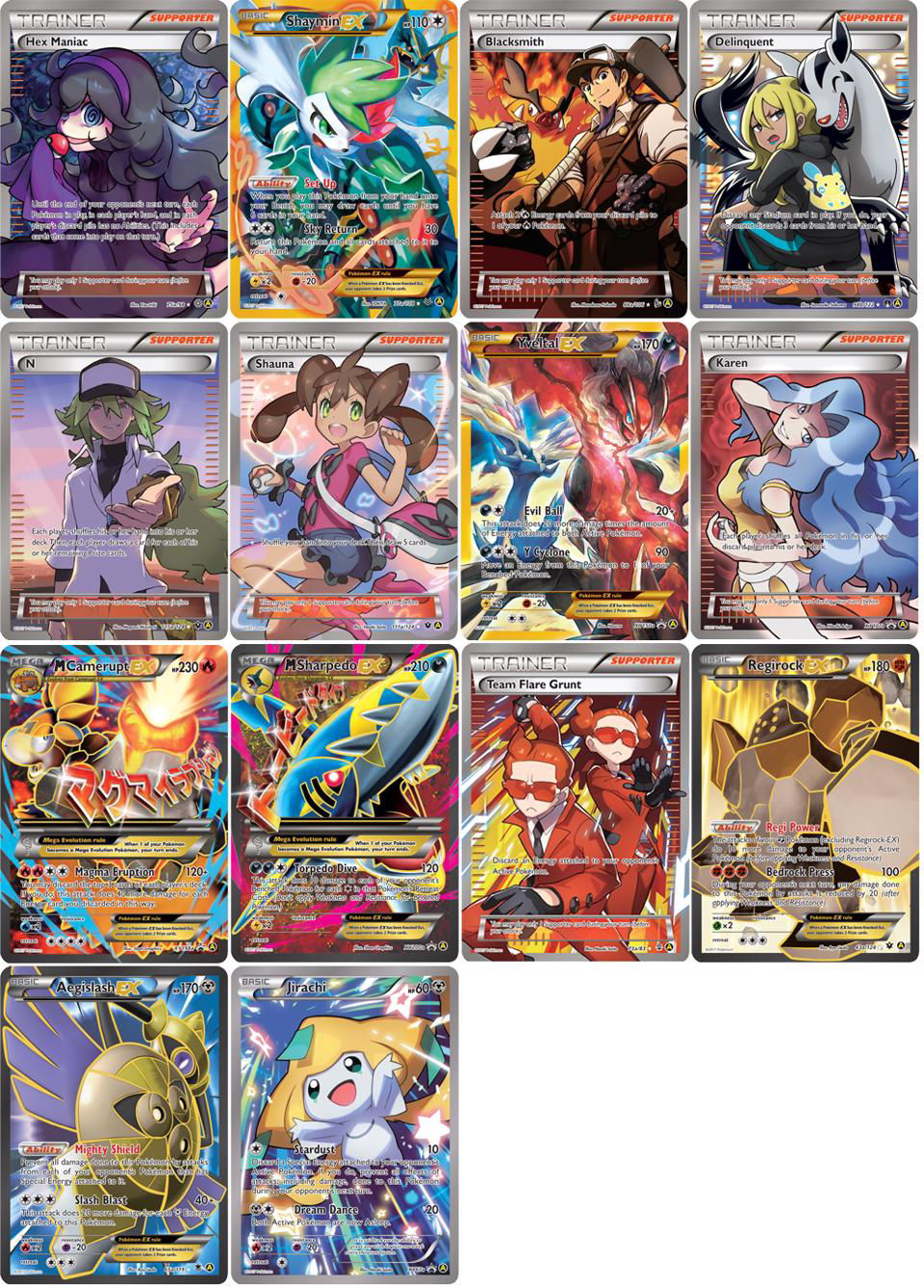 Pokemon TCG Premium Trainer's XY Collection with 14 Full