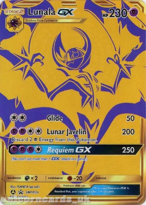 Reshiram & Charizard GX SM201 Gold Metal Pokemon Card