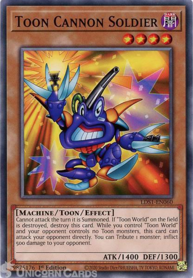 Collectables LDS1-EN066 1st Red-Eyes Toon Dragon Yu-Gi-Oh Collectible Card & Accessories YA9867227