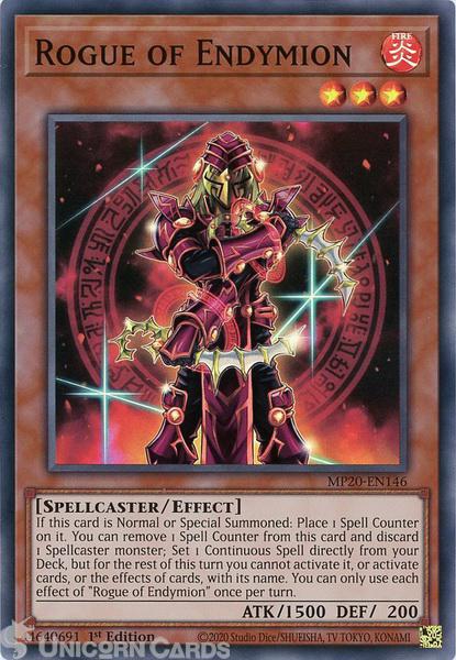 MP20-EN146　for　Edition　Super　Digimon　Players　YuGiOh　Cards　Cards　TCG　and　Collectors.　Rogue　Unicorn　Rare　Pokemon,　of　Card::　Endymion　YuGiOh!,　1st　Mint　MTG　and