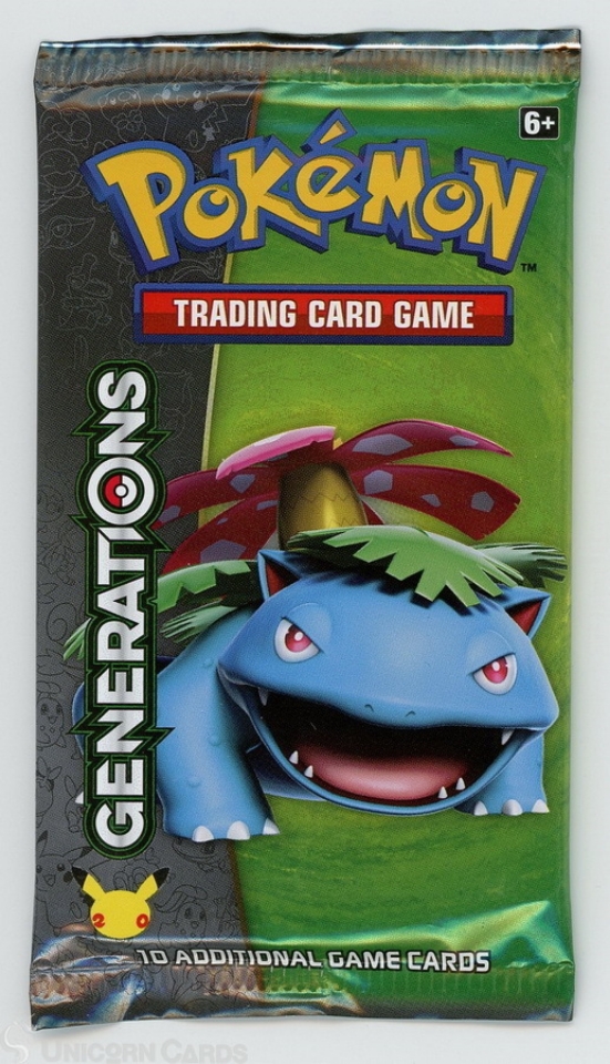 pokemon cards generations booster box 1