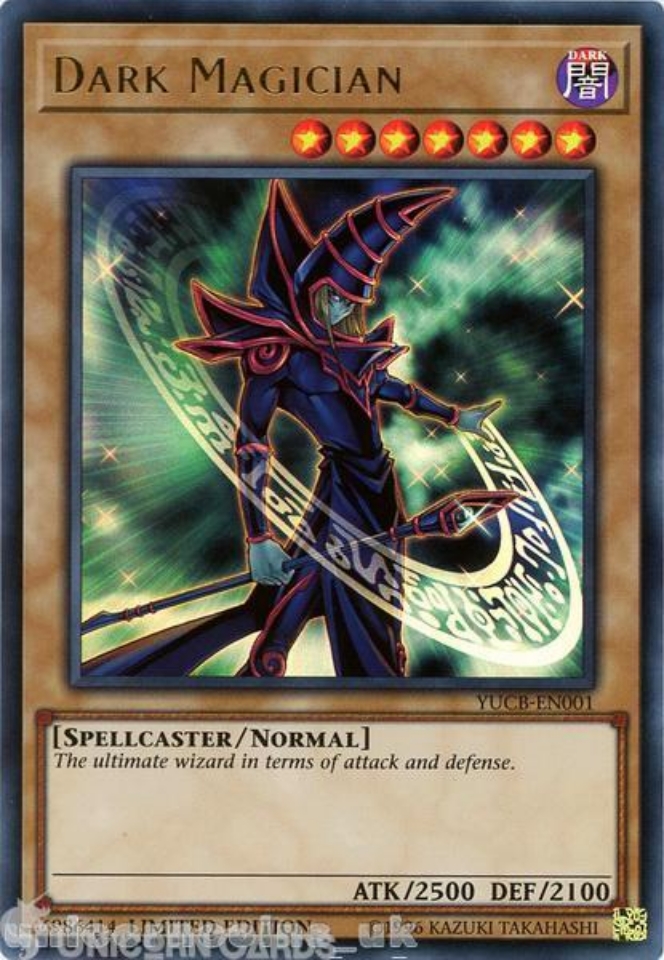 YUCB-EN001 Dark Magician Ultra Rare Limited Edition Mint YuGiOh Card ...