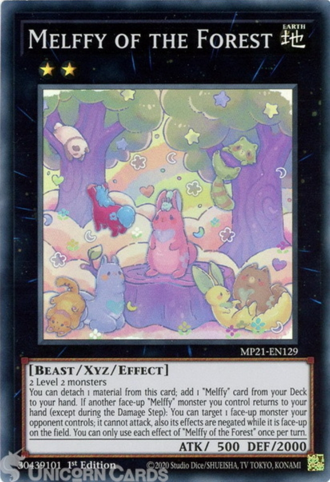 Yu-Gi-Oh! Card – Melffy Rabby – MP21-EN112 – Common – 1st Edition From 2021 Tin Of Ancient Battles 10 thumbnail image