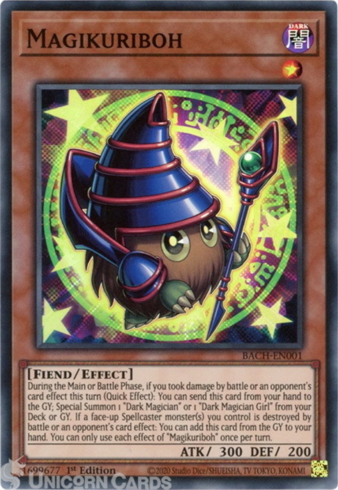BACHEN001 Magikuriboh Super Rare 1st Edition Mint YuGiOh Card