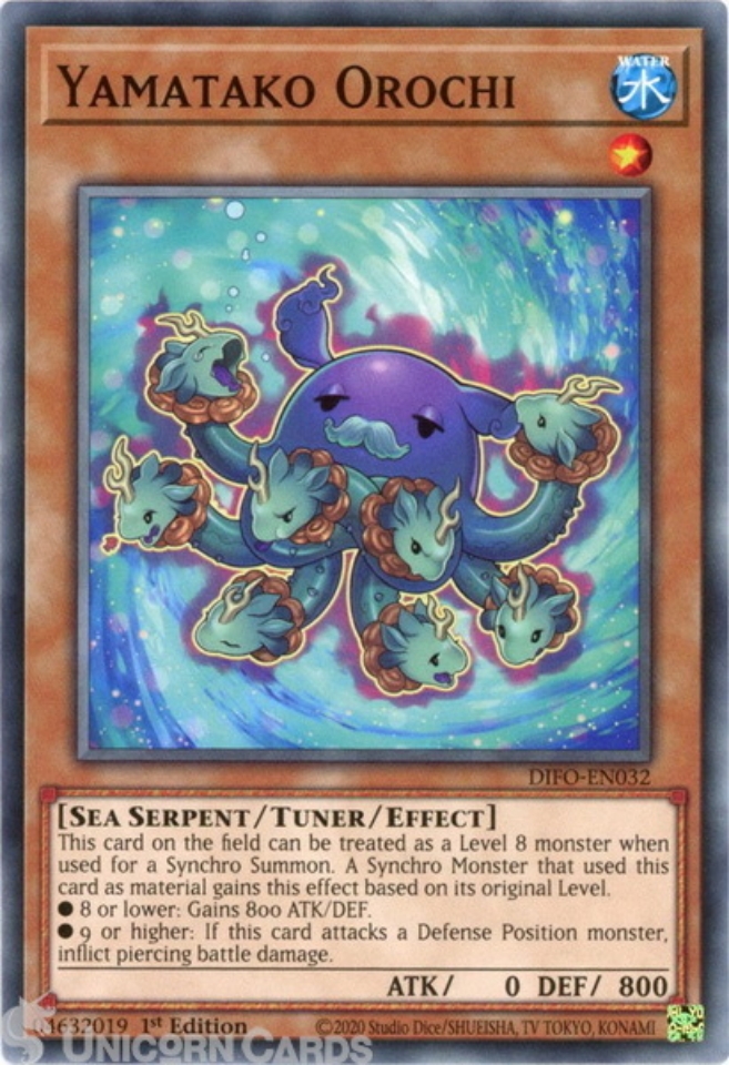 DIFOEN032 Yamatako Orochi Common 1st Edition Mint YuGiOh Card