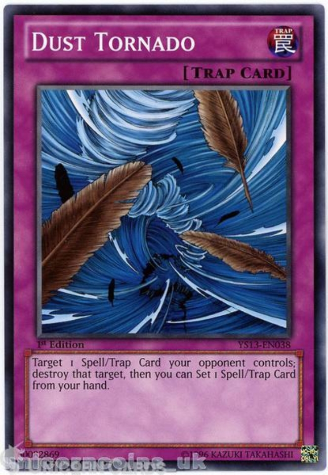 YS13EN038 Dust Tornado 1st Edition Mint YuGiOh Card Unicorn Cards YuGiOh!, Pokemon, Digimon