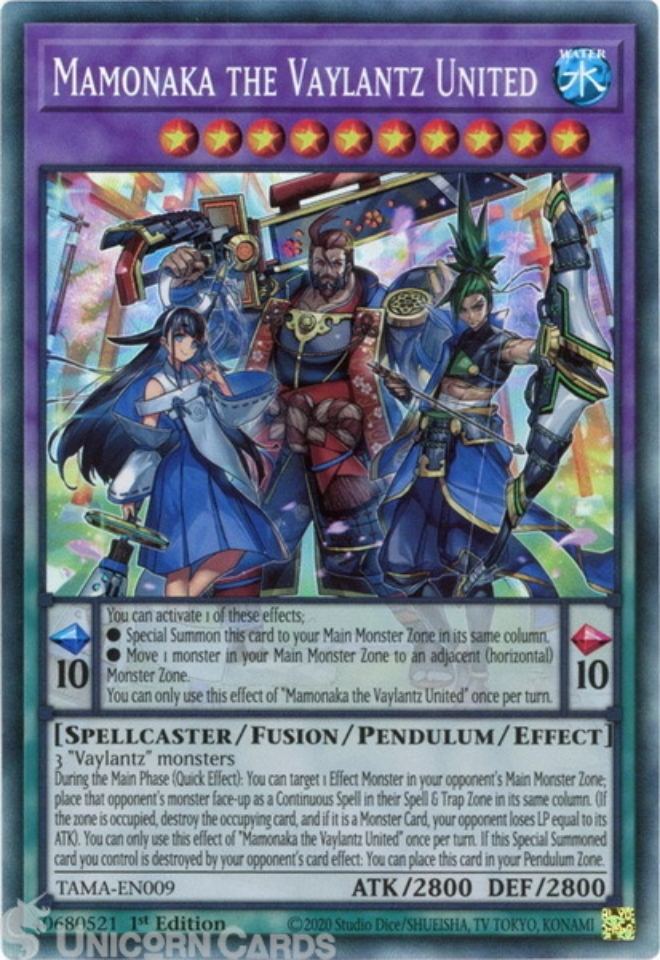 TAMA-EN009 Mamonaka the Vaylantz United Collector's Rare 1st