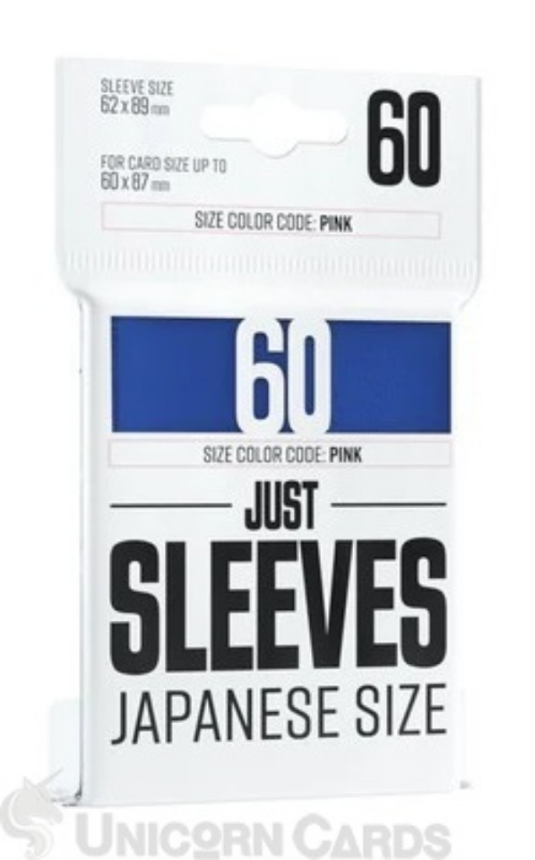Gamegenic - Just Sleeves : Japanese Size for YuGiOh Cards :: Blue :: Pkt  60:: Unicorn Cards - YuGiOh!, Pokemon, Digimon and MTG TCG Cards for  Players and Collectors.