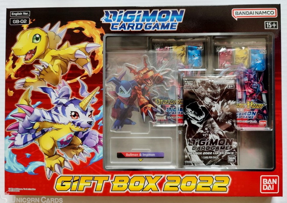 Digimon Card Game Gift Box 2022 GB02 Unicorn Cards YuGiOh