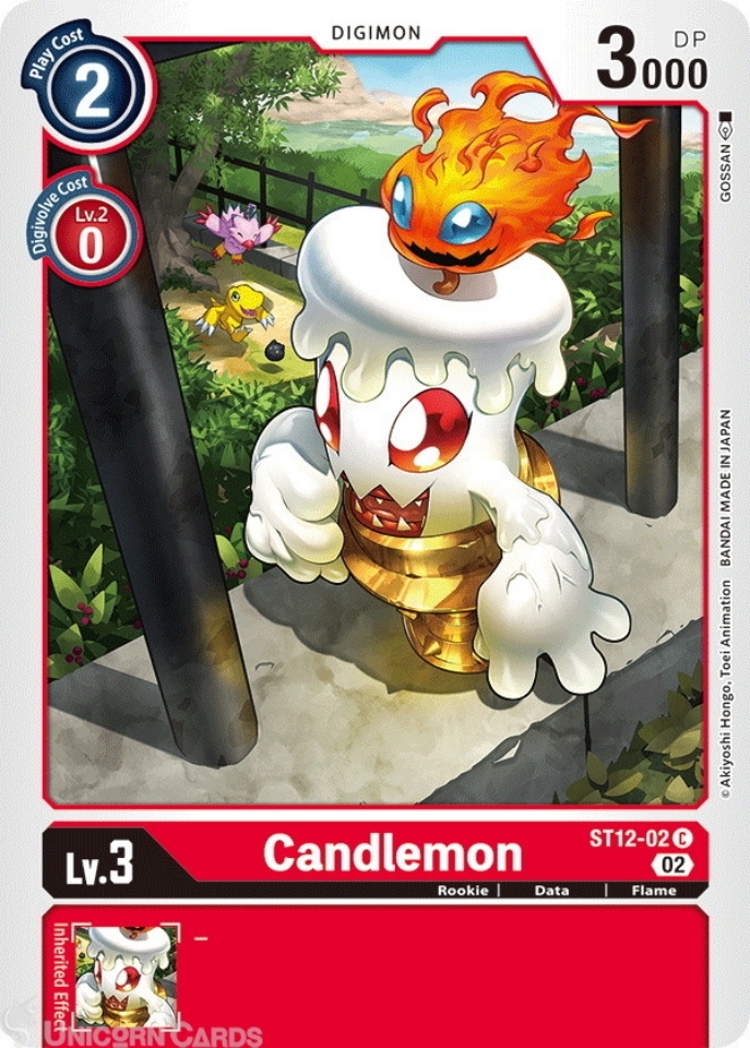ST12-02 Candlemon Common Mint Digimon Card:: Unicorn Cards - YuGiOh ...
