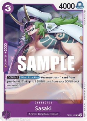 OP01-111 Black Maria - R - Holo Romance Dawn One Piece Card Game