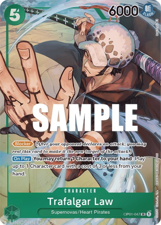 ONE PIECE TCG: TRAFALGAR LAW GIFT COLLECTION 2023 ST03-008 PROMO ALTERNATE  ART🔥