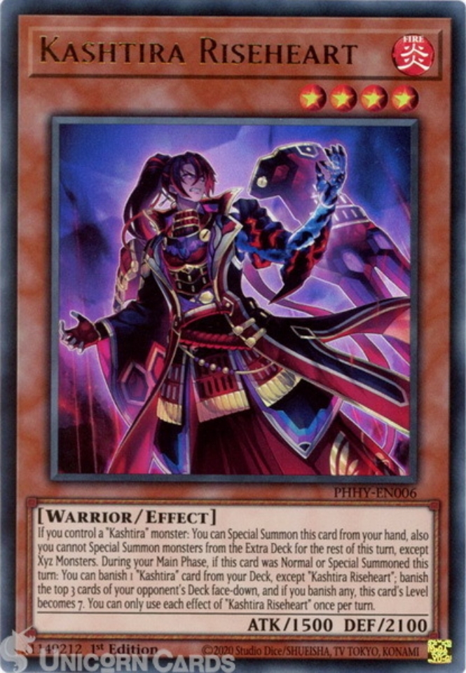 PHHY-EN006 Kashtira Riseheart :: Ultra Rare 1st Edition Mint YuGiOh ...