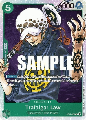 ONE PIECE CARD GAME TRAFALGAR LAW ST03-008 C PROMO (CHAMPIONSHIP 2022  VERSION)