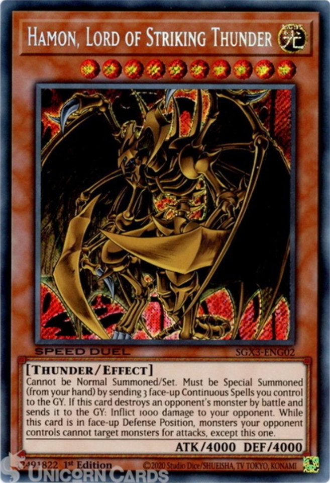 Amazon.co.jp: 遊戯王OCG 降雷皇ハモン ウルトラレア SOI-JP002