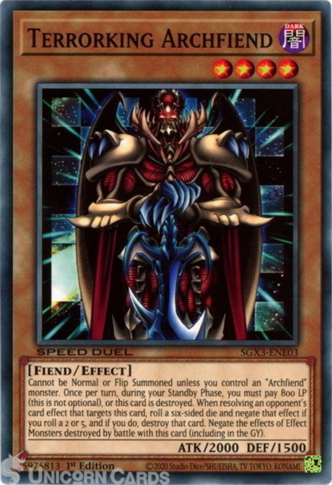 Yu-Gi-Oh! Nightmare Archfiends Karte – Crimson Crisis, Unlimited Edition, Common (CRMS-EN068)