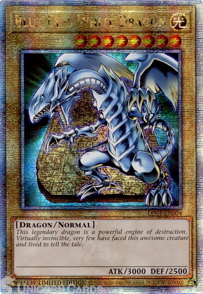 Lc01 En004 Blue Eyes White Dragon Quarter Century Secret Rare Limited Edition Mint Yugioh Card 