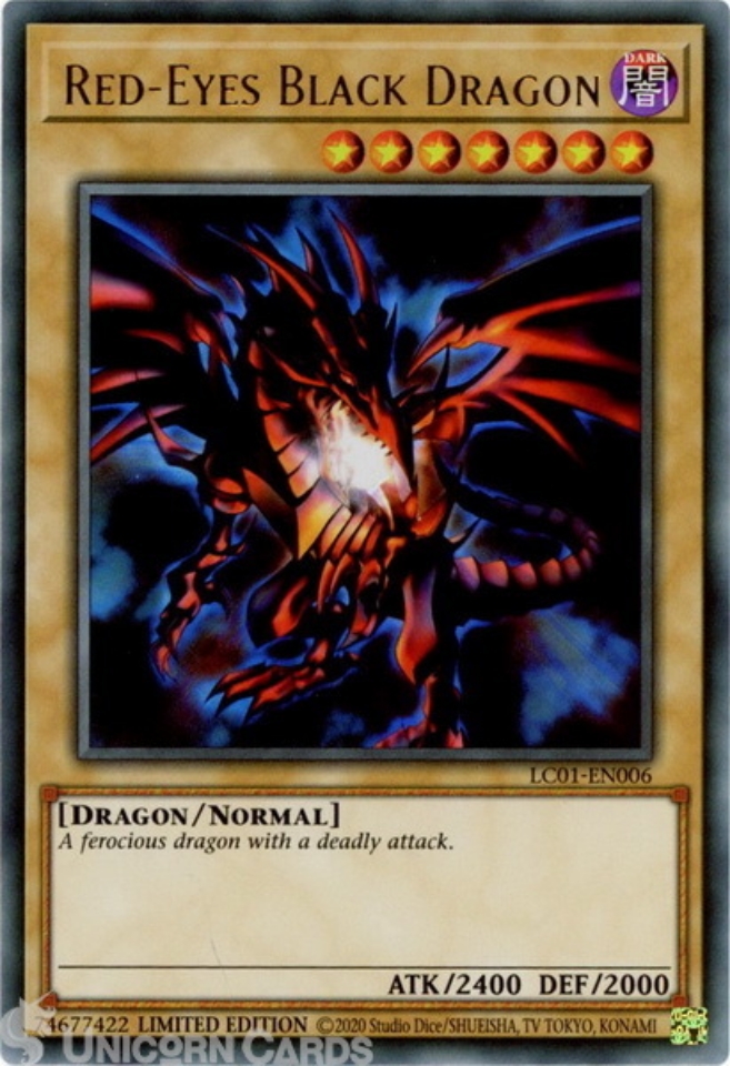 Yu-Gi-Oh! Red-Eyes buy B. Dragon By Konami limited edition