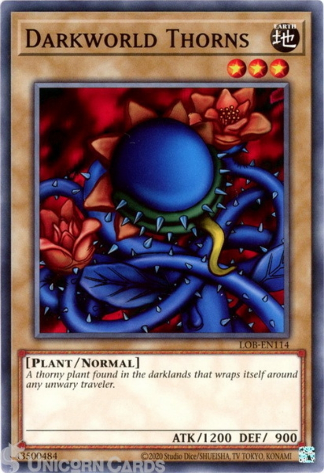 LOBEN114 Darkworld Thorns Common 25th Anniversary Edition Mint