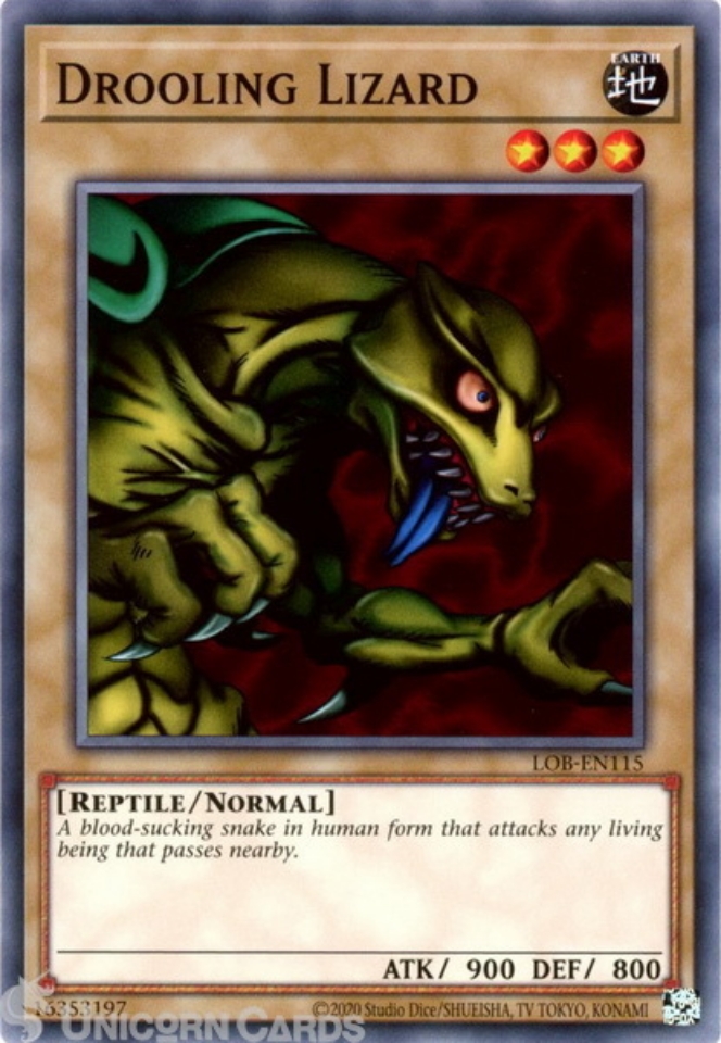 LOBEN115 Drooling Lizard Common 25th Anniversary Edition Mint