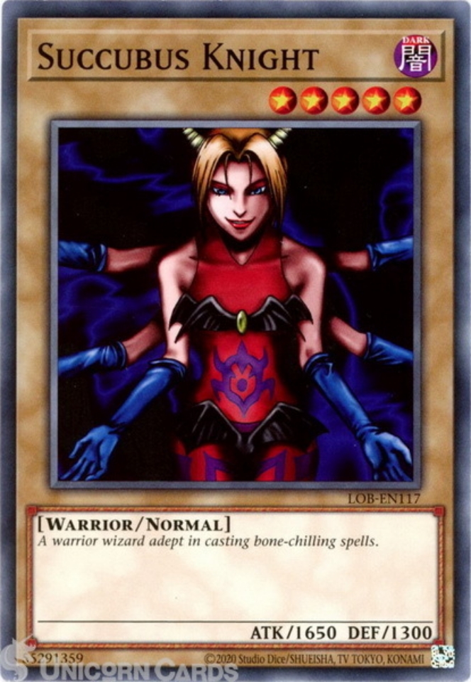 LOBEN117 Succubus Knight Common 25th Anniversary Edition Mint