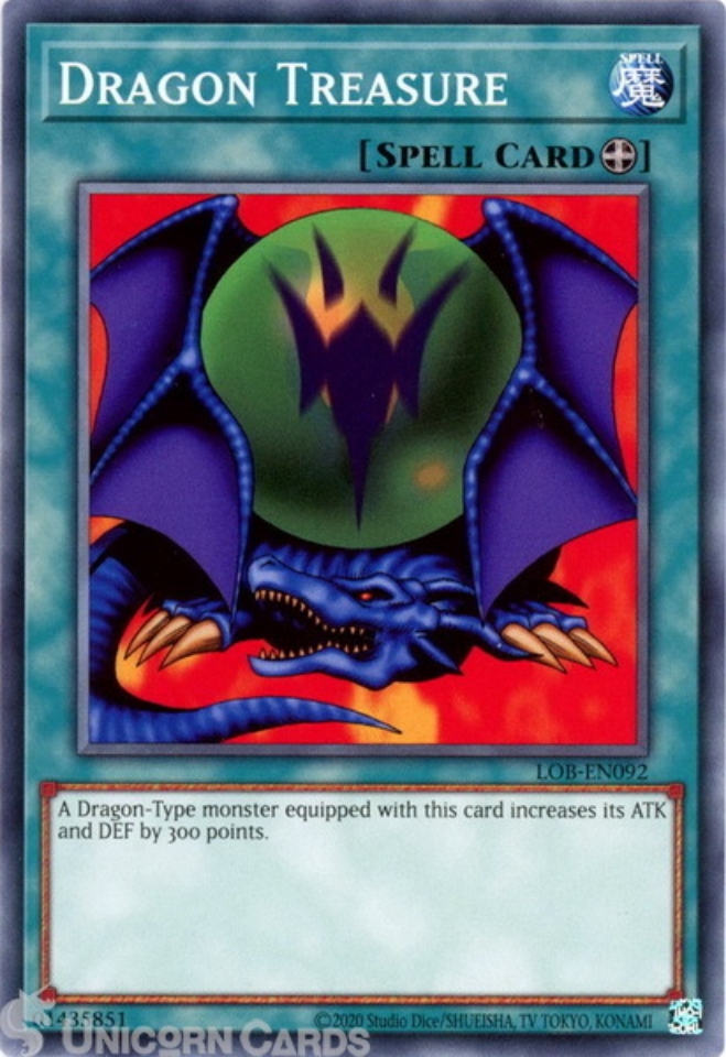 LOBEN092 Dragon Treasure Common 25th Anniversary Edition Mint