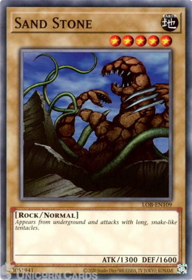 LOBEN109 Sand Stone Common 25th Anniversary Edition Mint YuGiOh