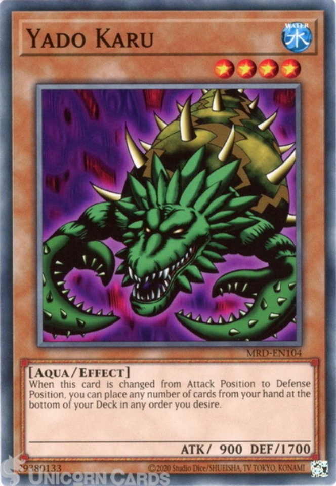 MRDEN104 Yado Karu Common 25th Anniversary Edition Mint YuGiOh Card Unicorn Cards YuGiOh